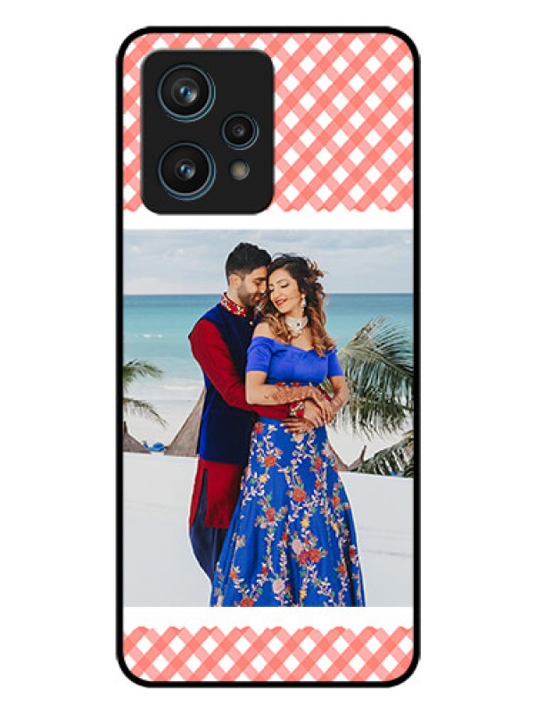 Custom Realme 9 Pro Plus 5G Personalized Glass Phone Case - Pink Pattern Design