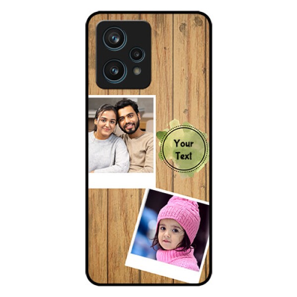 Realme 9 Pro Plus 5G Custom Glass Phone Case - Wooden Texture Design
