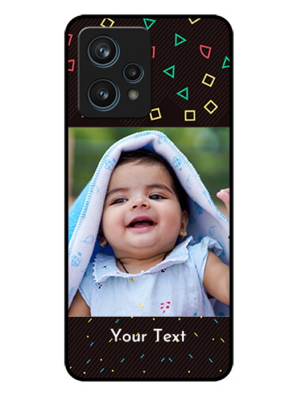 Custom Realme 9 Pro Plus 5G Custom Glass Phone Case - with confetti birthday design
