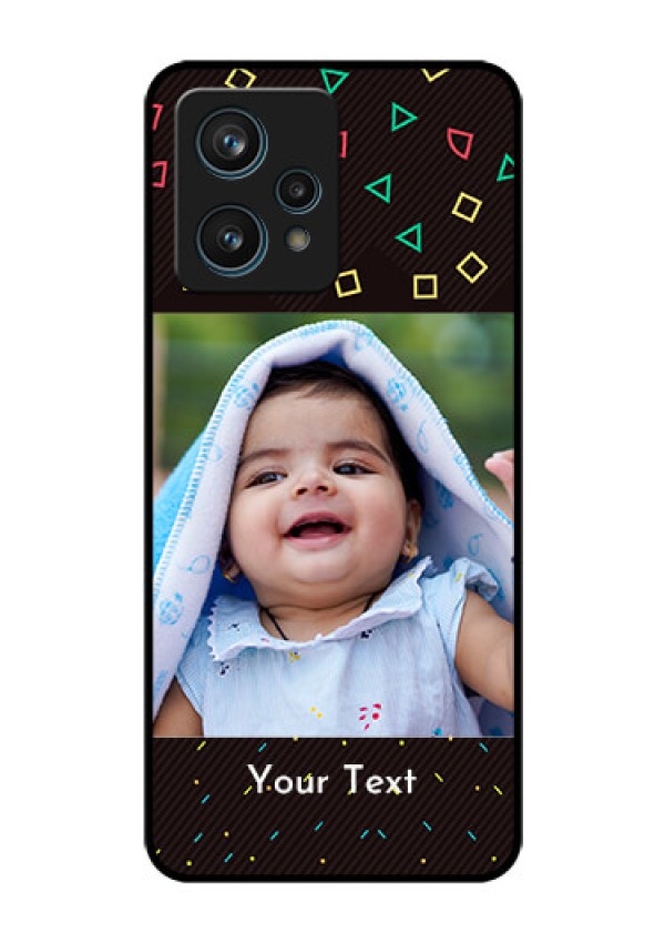 Realme 9 Pro Plus 5G Custom Glass Phone Case - with confetti birthday design