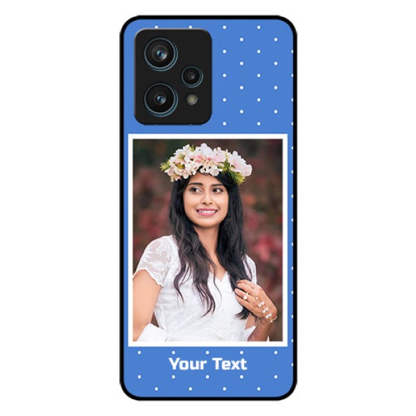 Realme 9 Pro Plus 5G Photo Printing on Glass Case - Polka dots design
