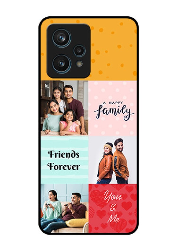Realme 9 Pro Plus 5G Personalized Glass Phone Case - Images with Quotes Design
