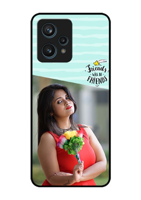 Realme 9 Pro Plus 5G Custom Glass Phone Case - Friends Picture Icon Design