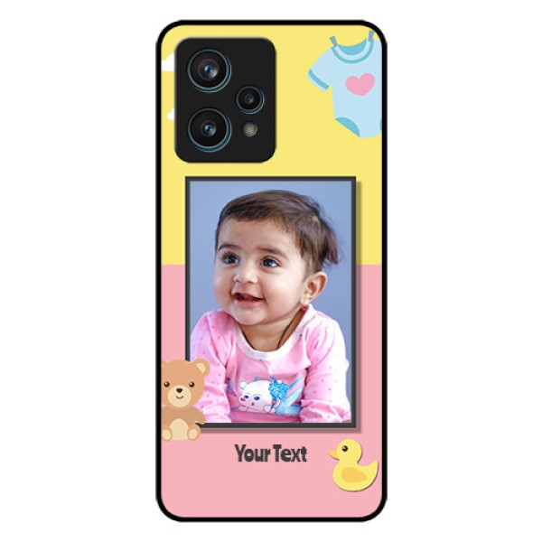 Realme 9 Pro Plus 5G Photo Printing on Glass Case - Kids 2 Color Design