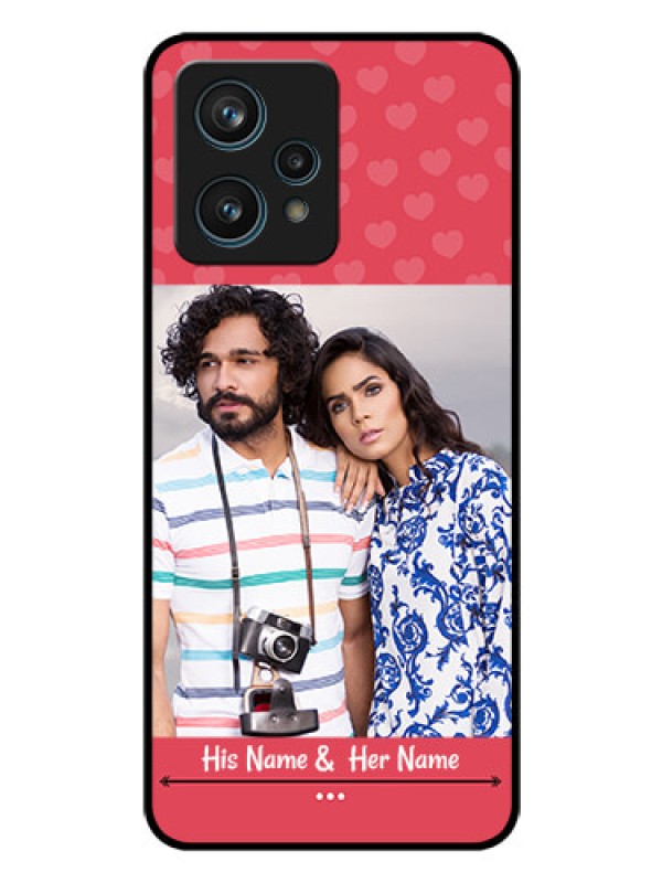 Custom Realme 9 Pro Plus 5G Photo Printing on Glass Case - Simple Love Design