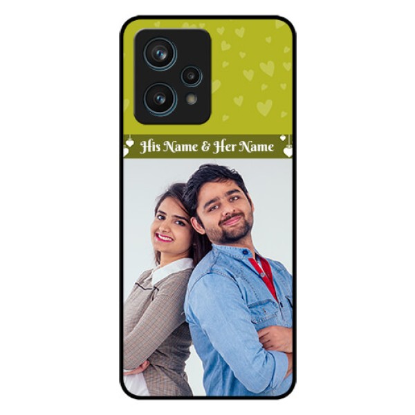 Realme 9 Pro Plus 5G Custom Glass Phone Case - You & Me Heart Design
