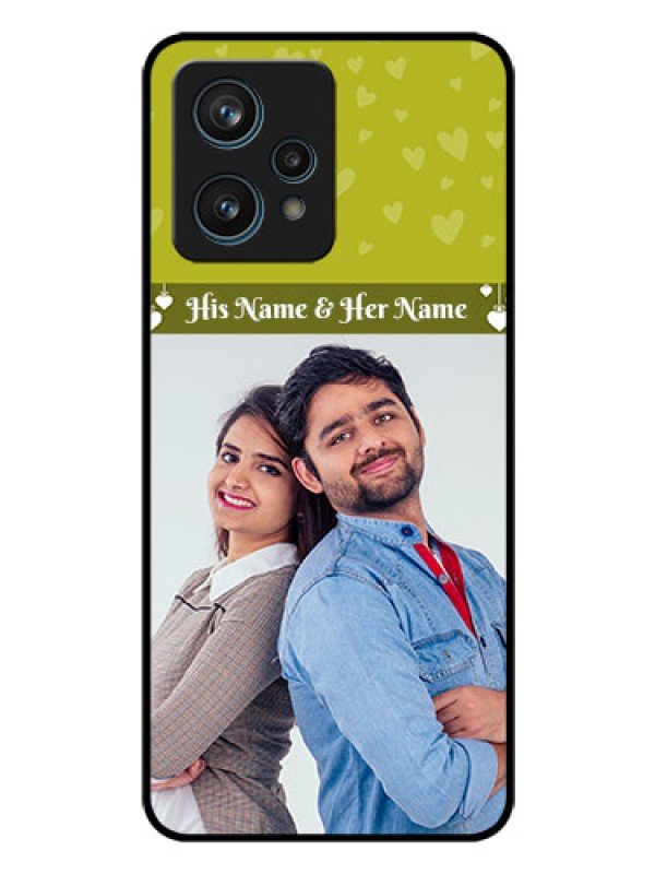 Custom Realme 9 Pro Plus 5G Custom Glass Phone Case - You & Me Heart Design