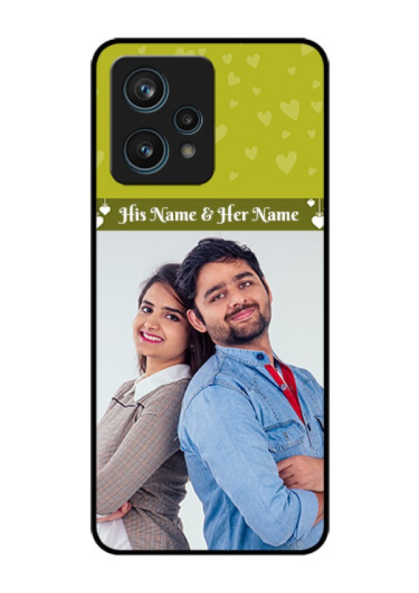 Realme 9 Pro Plus 5G Custom Glass Phone Case - You & Me Heart Design