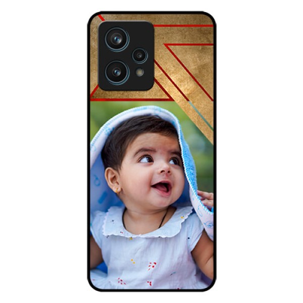Realme 9 Pro Plus 5G Personalized Glass Phone Case - Gradient Abstract Texture Design