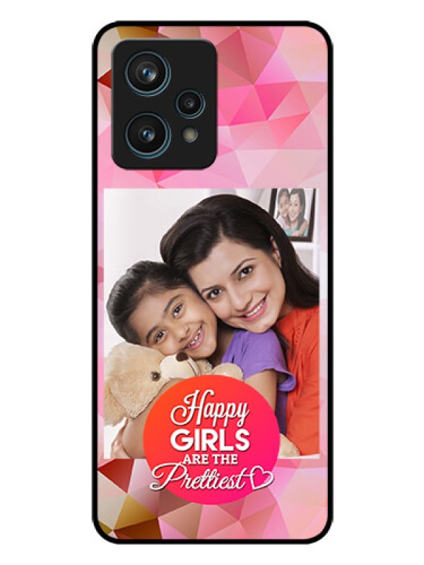 Custom Realme 9 Pro Plus 5G Photo Printing on Glass Case - Abstract Triangle Design