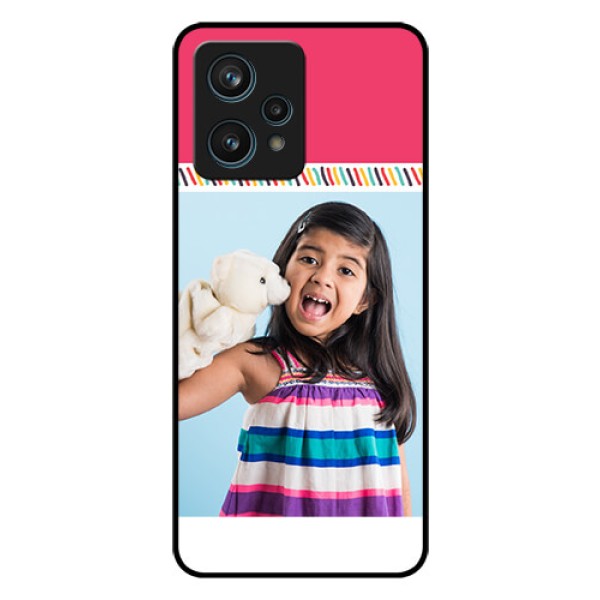 Realme 9 Pro Plus 5G Personalized Glass Phone Case - Line art design