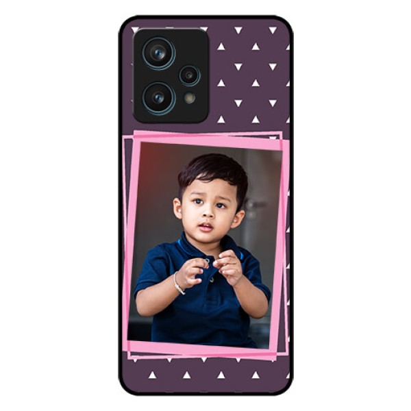 Realme 9 Pro Plus 5G Custom Glass Mobile Case - Triangle Pattern Dotted Design Realme 9 Pro Plus 5G Custom Glass Mobile Case - Triangle Pattern Dotted Design