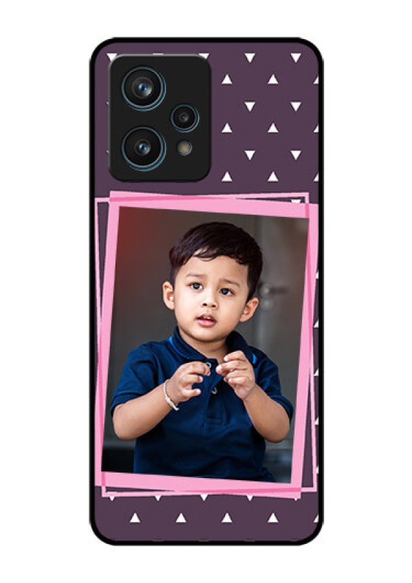 Realme 9 Pro Plus 5G Custom Glass Mobile Case - Triangle Pattern Dotted Design