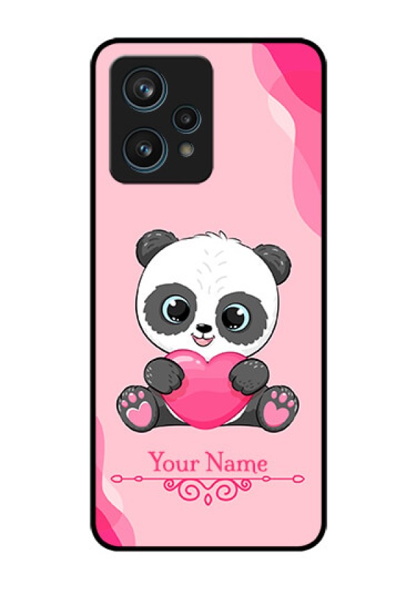 Realme 9 Pro Plus 5G Custom Glass Mobile Case - Cute Panda Design