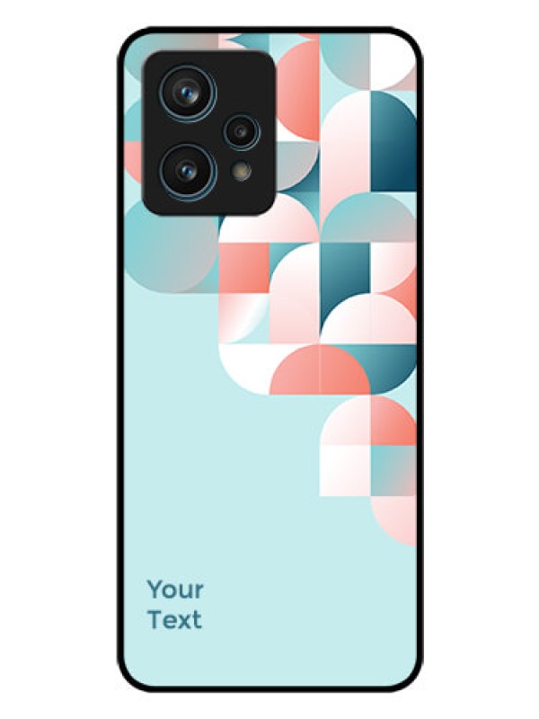 Custom Realme 9 Pro Plus 5G Custom Glass Phone Case - Stylish Semi-circle Pattern Design