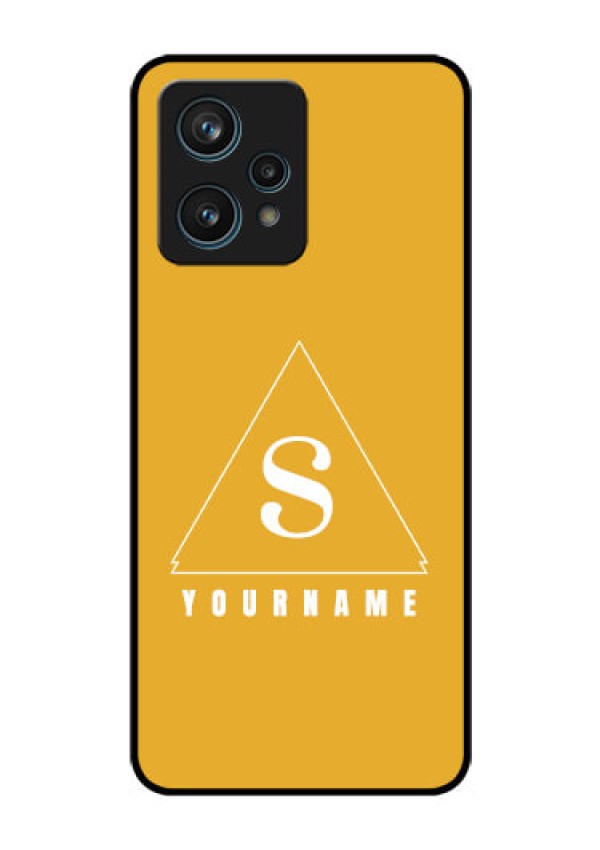 Realme 9 Pro Plus 5G Personalized Glass Phone Case - simple triangle Design