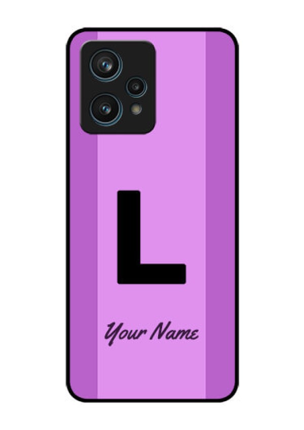 Realme 9 Pro Plus 5G Custom Glass Phone Case - Tricolor custom text Design