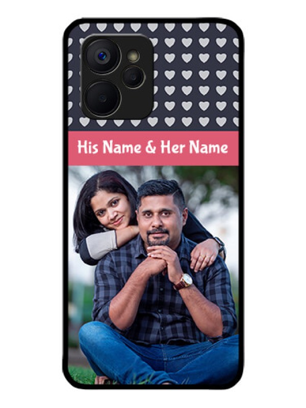 Custom Realme 9i 5G Custom Glass Mobile Case - Love Symbols Design