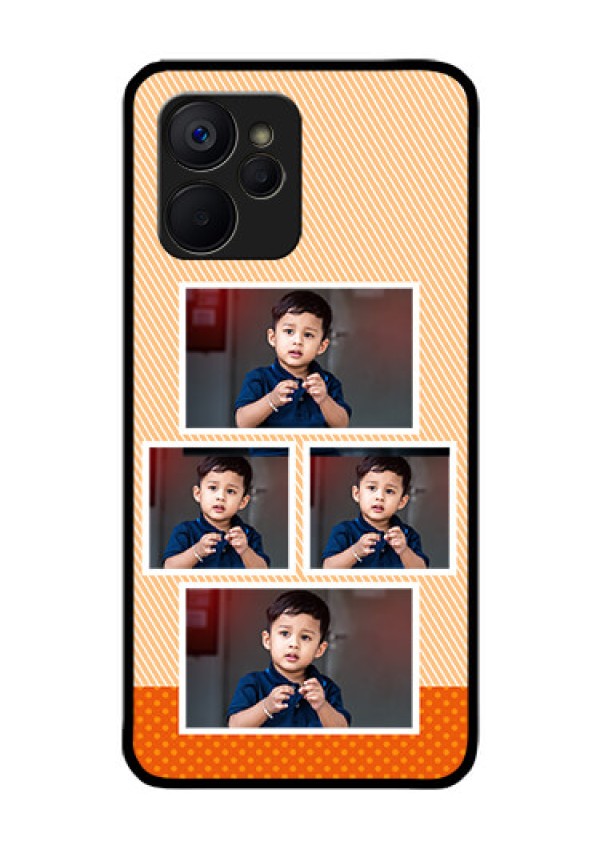 Realme 9i 5G Photo Printing on Glass Case - Bulk Photos Upload Design