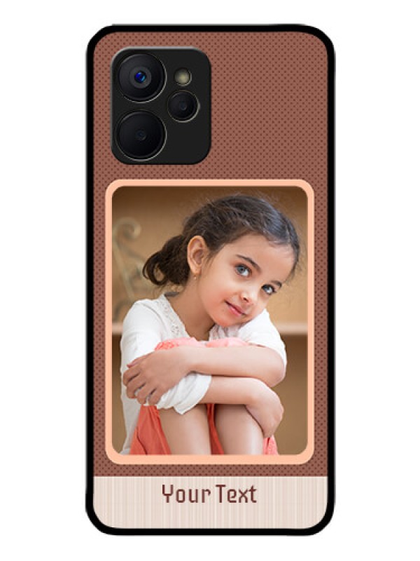 Custom Realme 9i 5G Custom Glass Phone Case - Simple Pic Upload Design