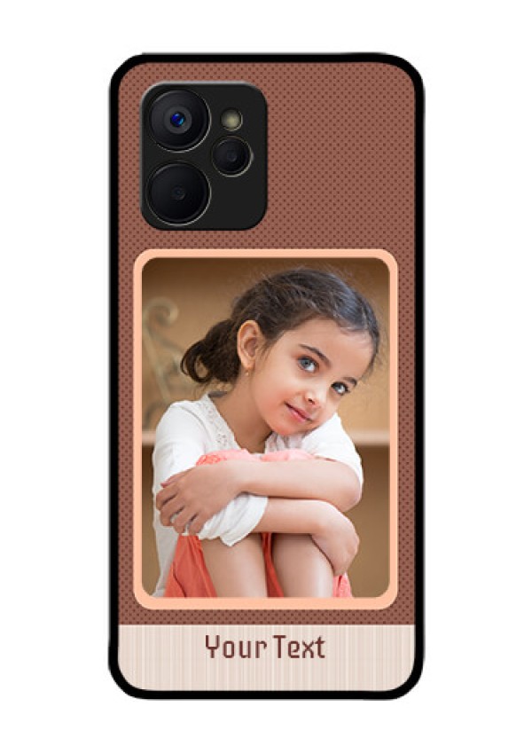 Realme 9i 5G Custom Glass Phone Case - Simple Pic Upload Design