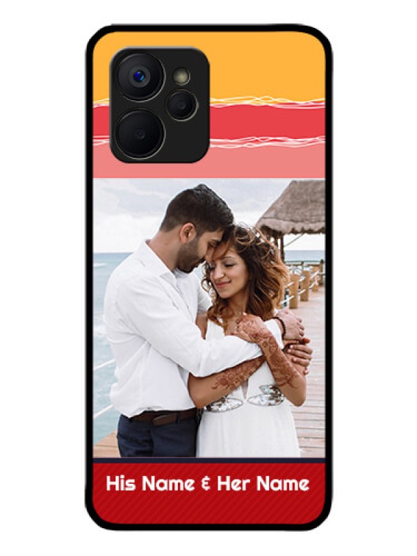 Custom Realme 9i 5G Custom Glass Mobile Case - Colorful Case Design