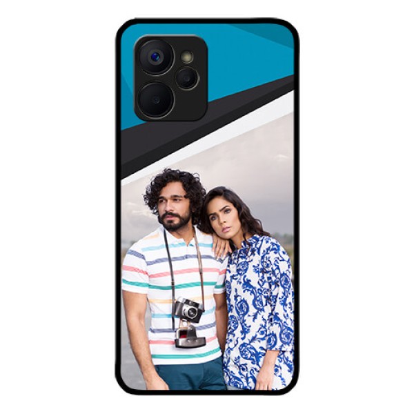 Realme 9i 5G Photo Printing on Glass Case - Simple Pattern Photo Upload Design Realme 9i 5G Photo Printing on Glass Case - Simple Pattern Photo Upload Design