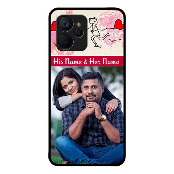 Realme 9i 5G Photo Printing on Glass Case - You and Me Case Design Realme 9i 5G Photo Printing on Glass Case - You and Me Case Design