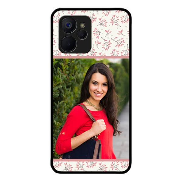 Realme 9i 5G Custom Glass Phone Case - Premium Floral Design