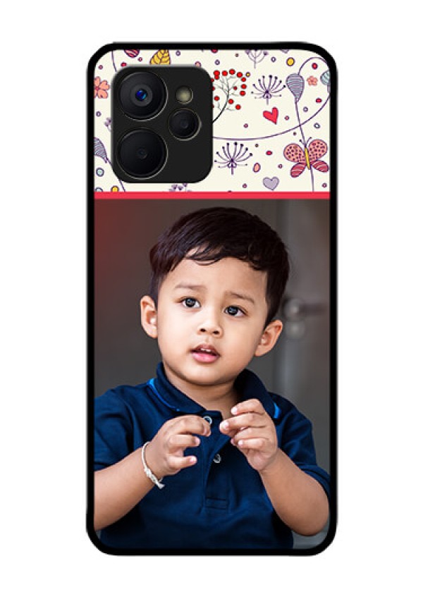 Realme 9i 5G Custom Glass Mobile Case - Premium Floral Design
