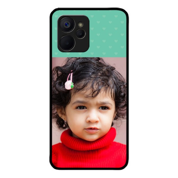 Realme 9i 5G Custom Glass Phone Case - Lovers Picture Design
