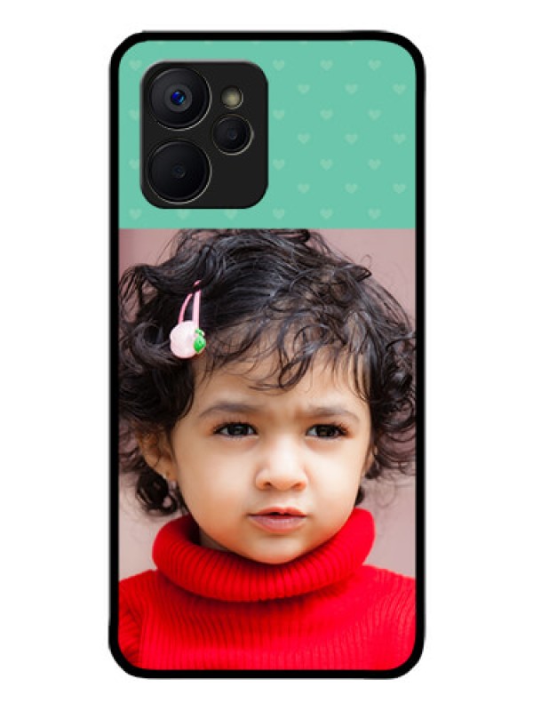 Custom Realme 9i 5G Custom Glass Phone Case - Lovers Picture Design