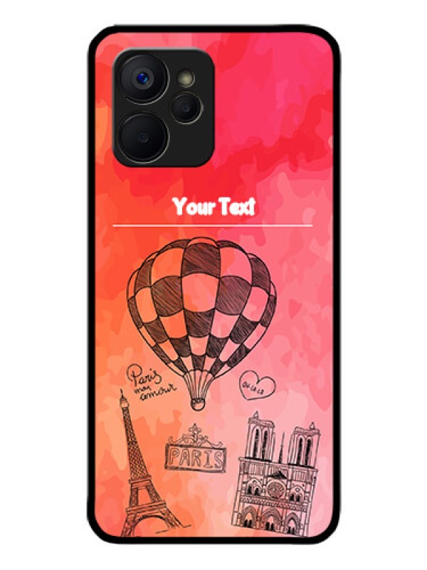 Custom Realme 9i 5G Custom Glass Phone Case - Paris Theme Design