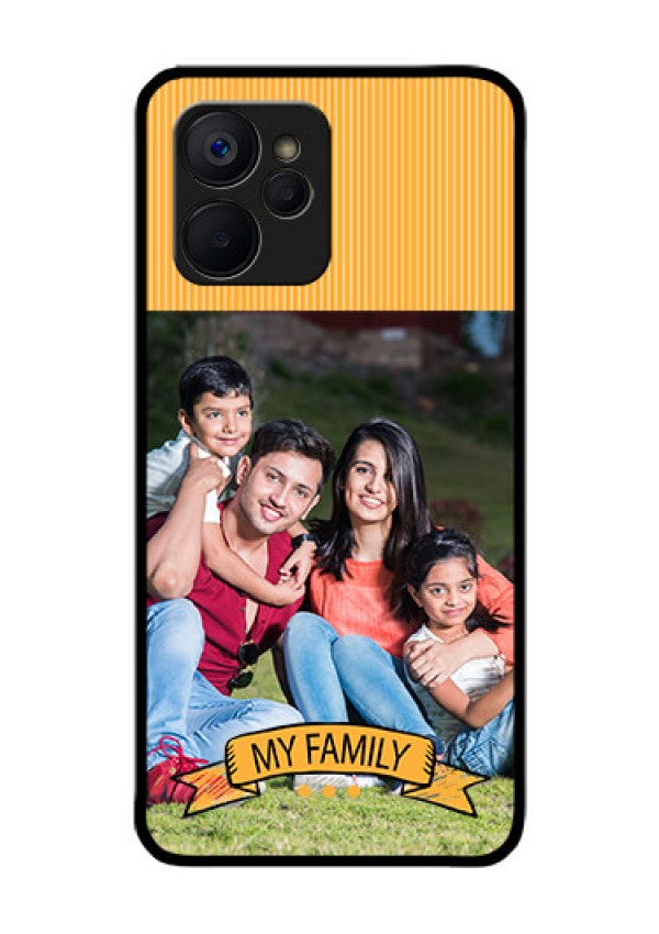 Realme 9i 5G Custom Glass Phone Case - My Family Design