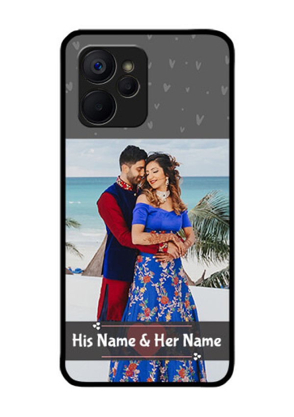 Realme 9i 5G Custom Glass Mobile Case - Buy Love Design with Photo Online