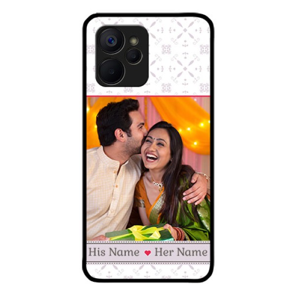 Realme 9i 5G Custom Glass Mobile Case - with Photo and Ethnic Design