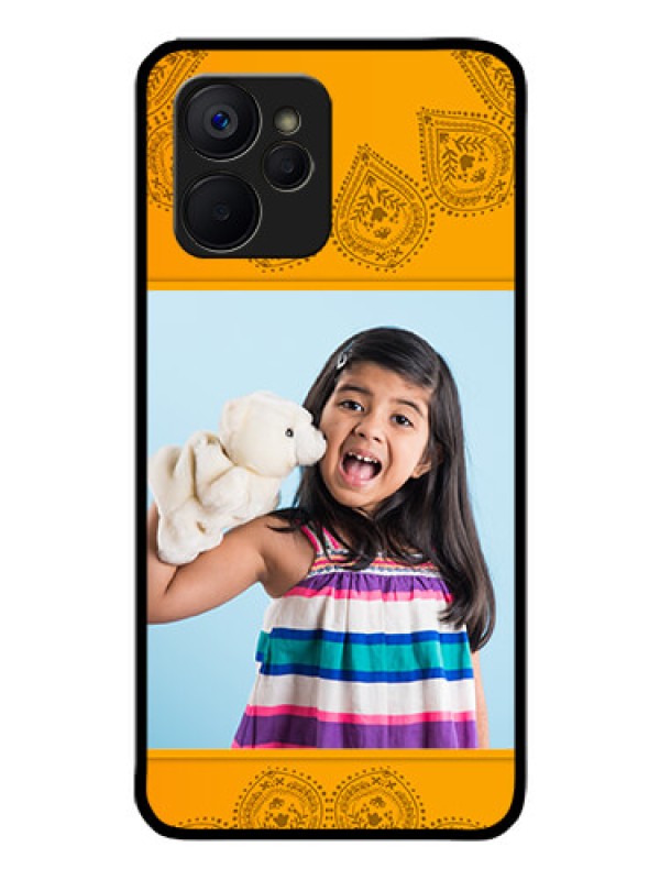 Custom Realme 9i 5G Personalized Glass Phone Case - Photo Wedding Design