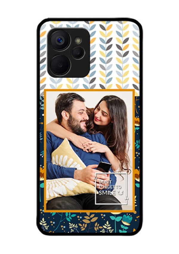 Realme 9i 5G Custom Glass Mobile Case - Pattern Design
