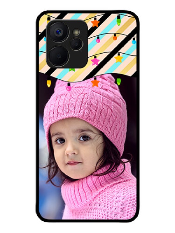 Custom Realme 9i 5G Custom Glass Mobile Case - Lights Hanging Design