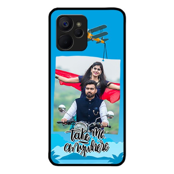 Realme 9i 5G Custom Glass Mobile Case - Traveller Design