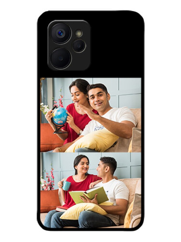 Custom Realme 9i 5G 2 Images on Glass Phone Cover