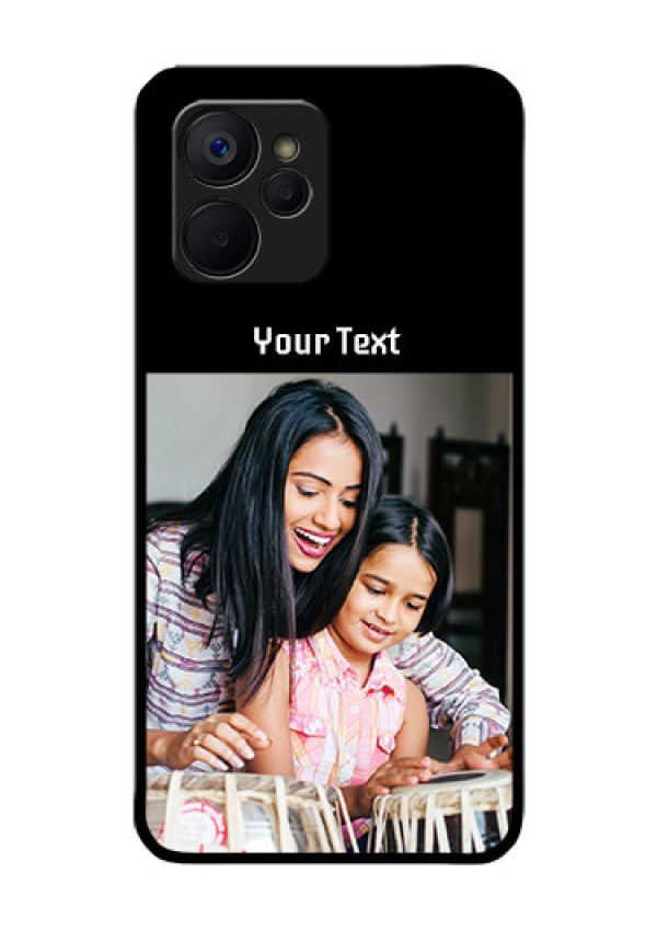 Realme 9i 5G Photo with Name on Glass Phone Case