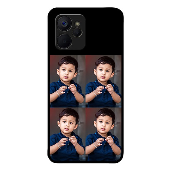 Realme 9i 5G 4 Image Holder on Glass Mobile Cover