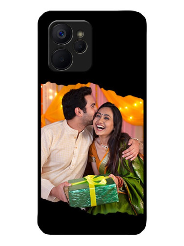 Custom Realme 9i 5G Custom Glass Phone Case - Tear-off Design