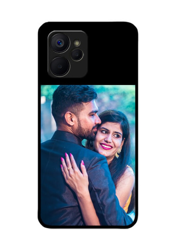 Realme 9I 5G Custom Glass Phone Case - Upload Full Picture With Custom Color Design