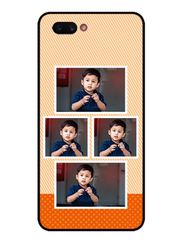 Custom Realme C1 2019 Photo Printing on Glass Case  - Bulk Photos Upload Design