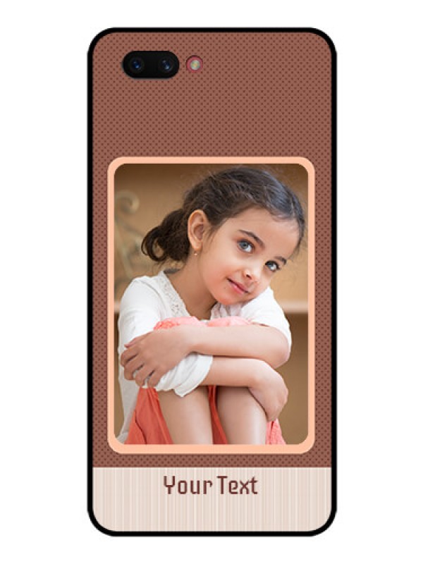 Custom Realme C1 2019 Custom Glass Phone Case  - Simple Pic Upload Design