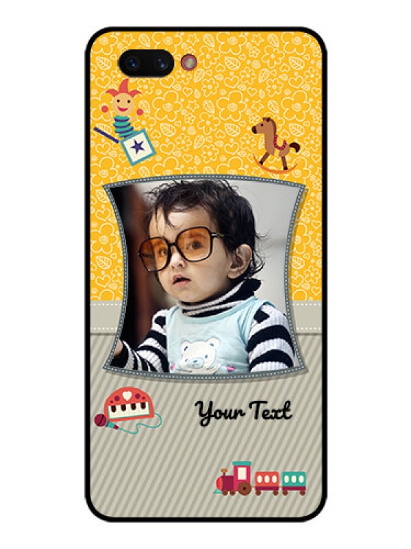 Custom Realme C1 2019 Personalized Glass Phone Case  - Baby Picture Upload Design