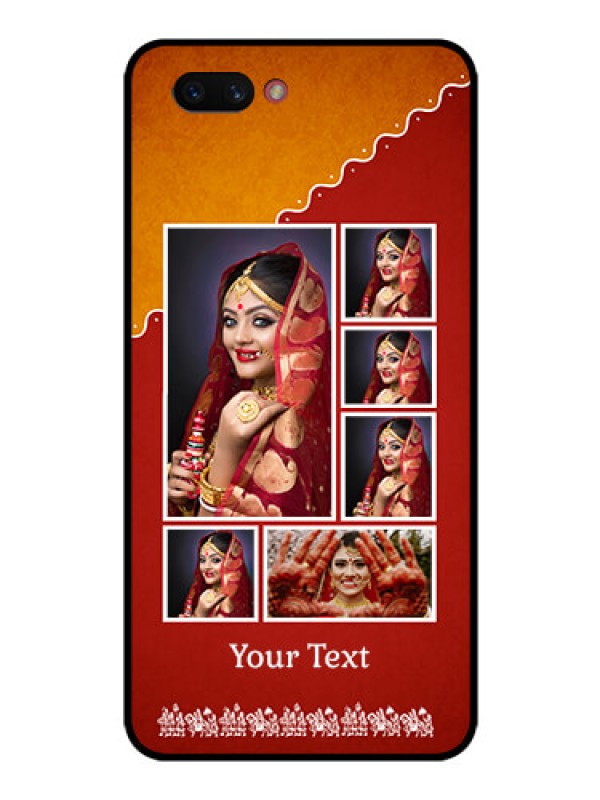 Custom Realme C1 2019 Personalized Glass Phone Case  - Wedding Pic Upload Design