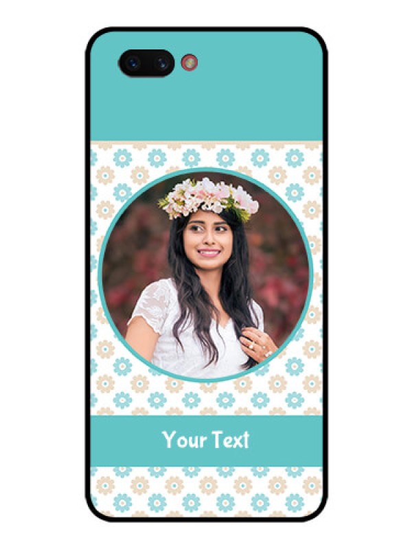 Custom Realme C1 2019 Custom Glass Mobile Case  - Beautiful Flowers Design